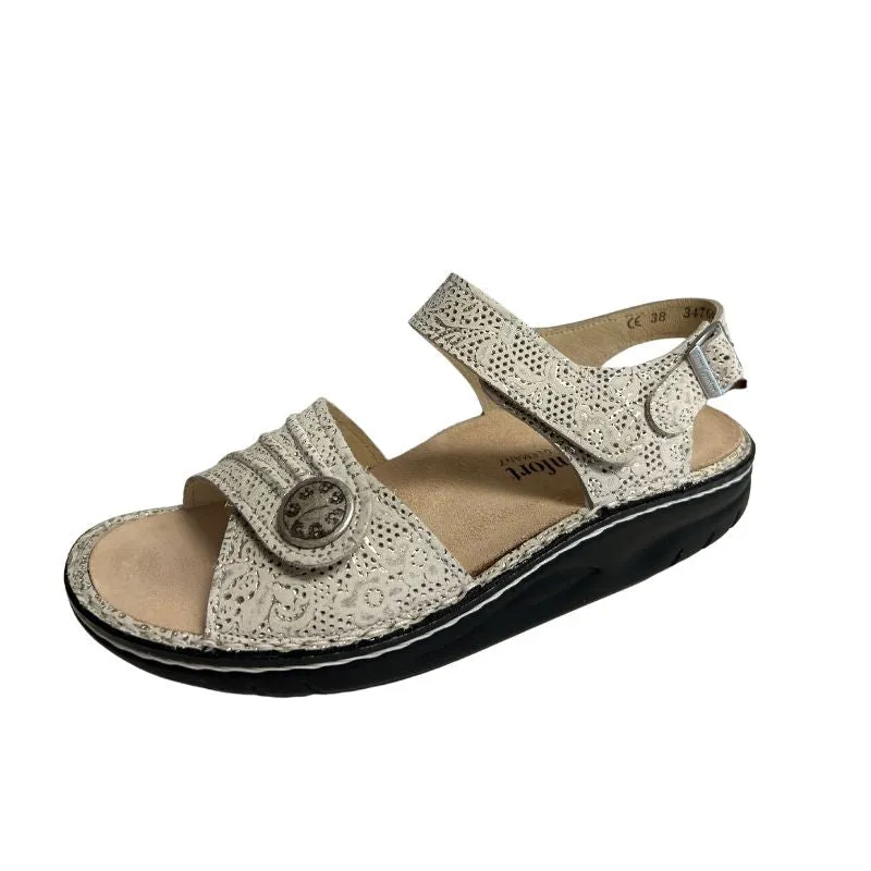 Finn Comfort Sausalito Garden Champagne Women's Sandals