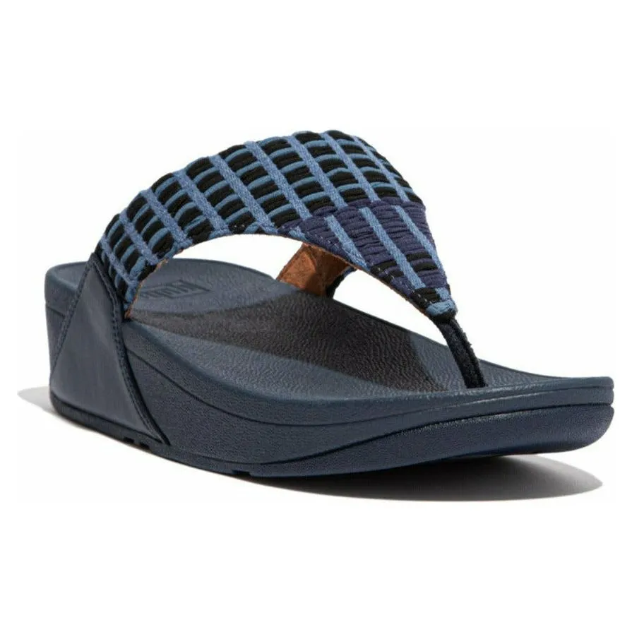 FITFLOP LULU ART-DENIM TOE-POST SANDAL - FINAL SALE!