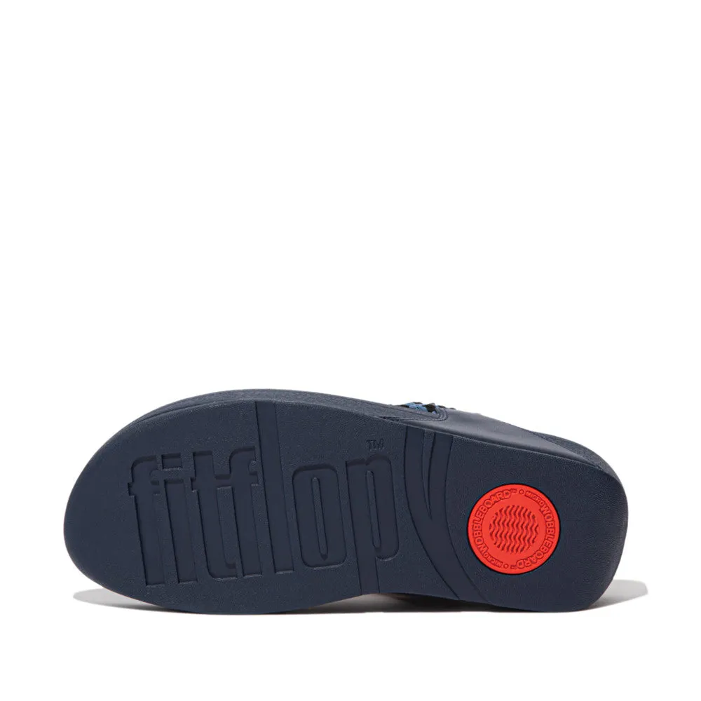 FITFLOP LULU ART-DENIM TOE-POST SANDAL - FINAL SALE!