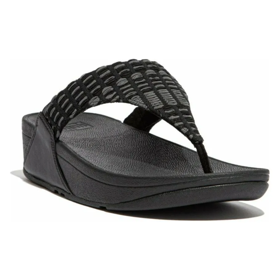 FITFLOP LULU ART-DENIM TOE-POST SANDAL - FINAL SALE!