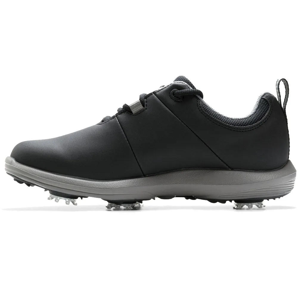 FootJoy Ladies eComfort Spiked Shoes - Black/Charcoal