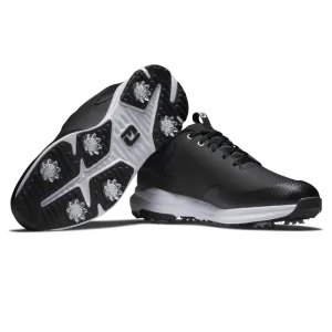 FootJoy Men's Tour Rival Golf Shoes- Black/White