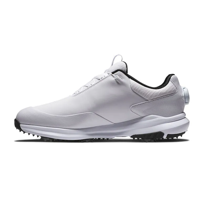 FOOTJOY Tour Rival BOA Men's Spikeless Shoes (White/White/Black)