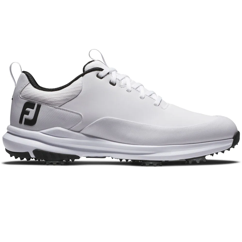 FootJoy Tour Rival Spiked Shoes - White/Black