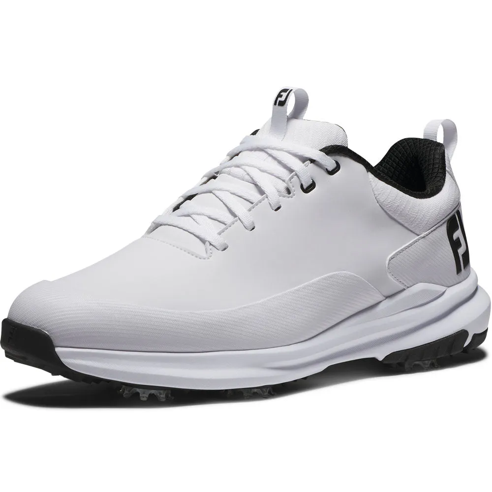 FootJoy Tour Rival Spiked Shoes - White/Black