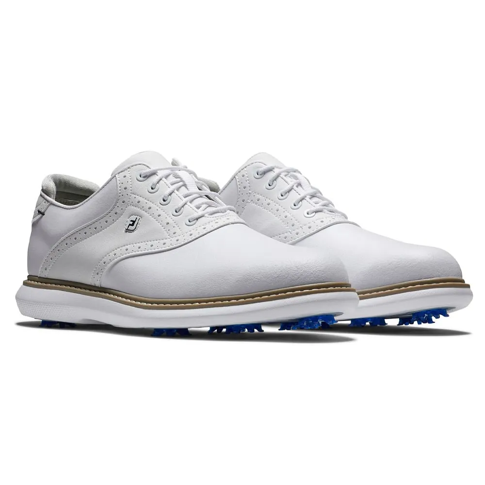 FootJoy Traditions Spiked Waterproof Shoes - White