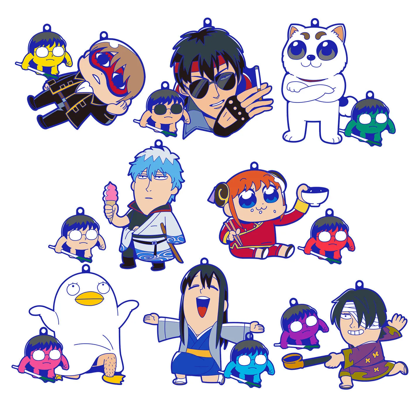 Gintama x Ookawa Bukubu Oshanti Rubber Mascot