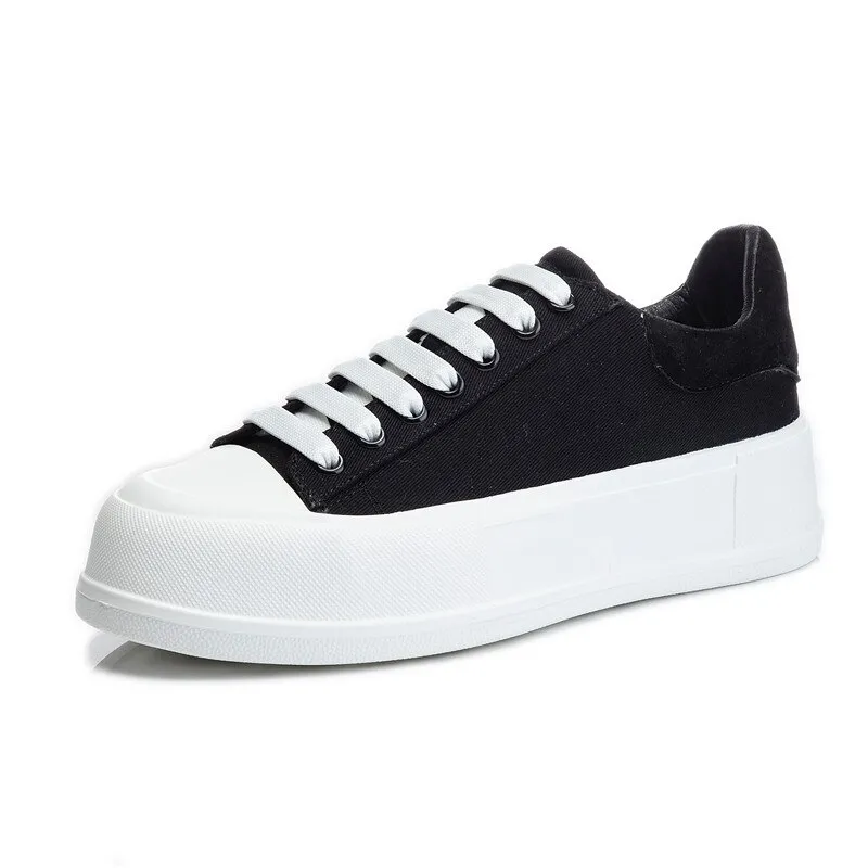 Giordano Women's Lace Up Platform Sneaker