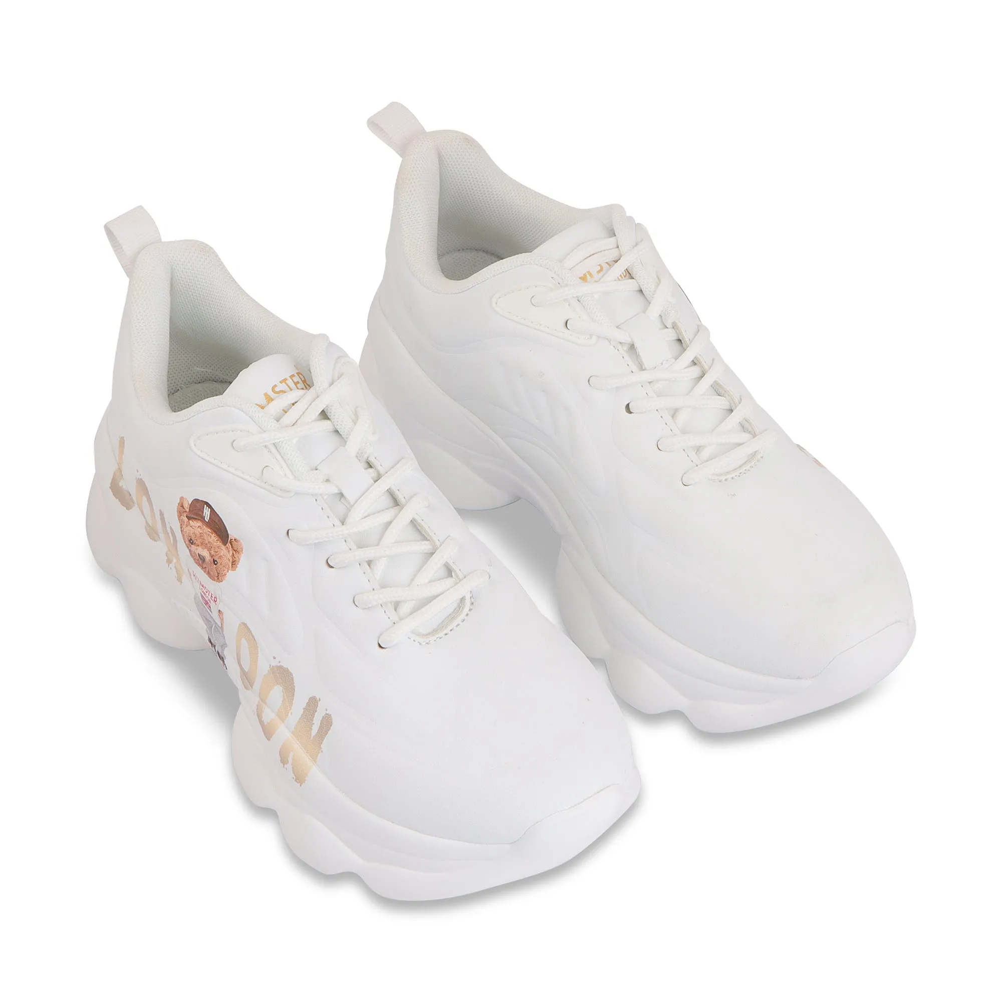 Hamster London Ted H Party Sneakers Gold