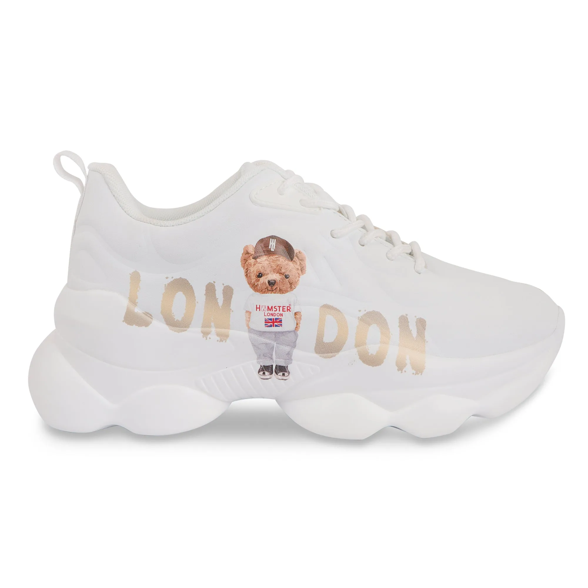 Hamster London Ted H Party Sneakers Gold