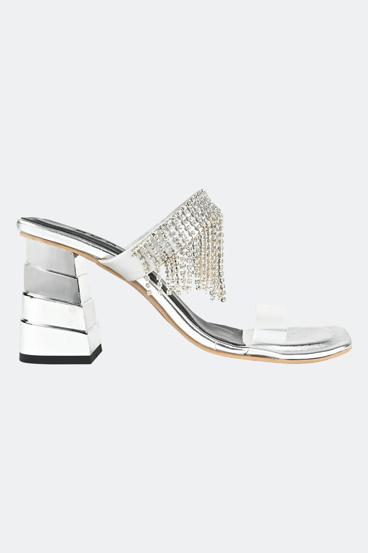 Hanging Crystal Heels For Women