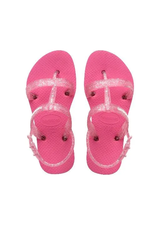 Havaianas Kids Joy Pink Older Girls Sandals