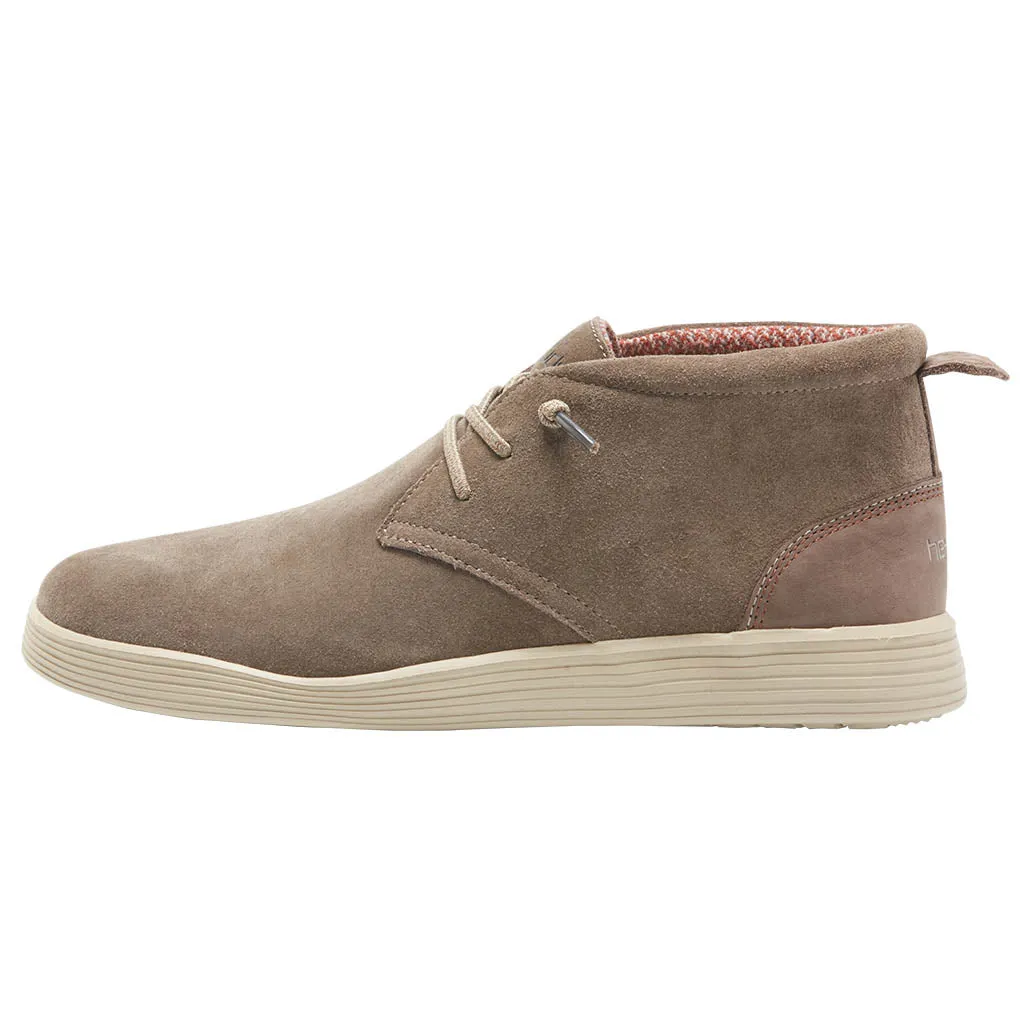 HEY DUDE MEN'S JO SUEDE FOSSIL - 112374962