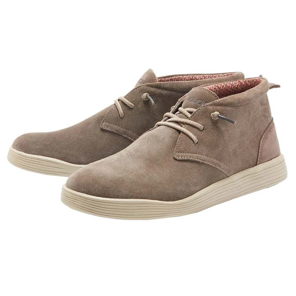 HEY DUDE MEN'S JO SUEDE FOSSIL - 112374962