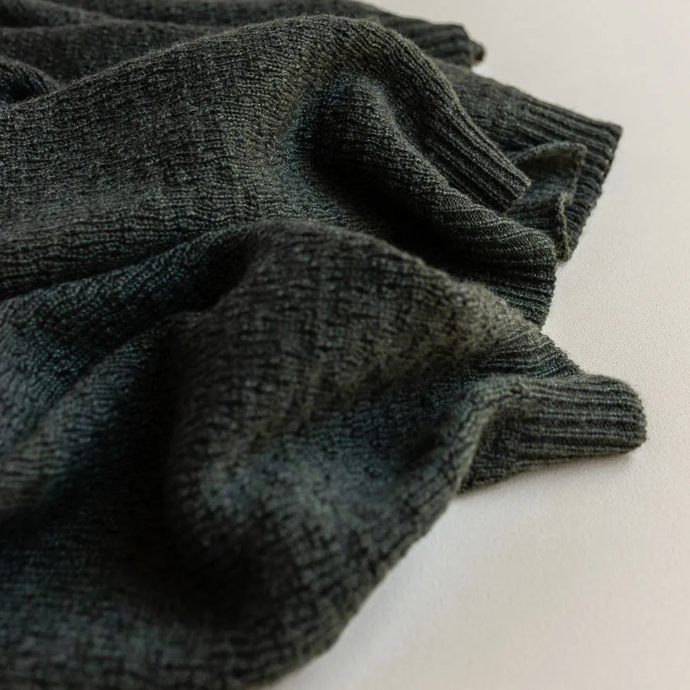 Hvid Dora blanket - 100% Merino wool - Thick knit