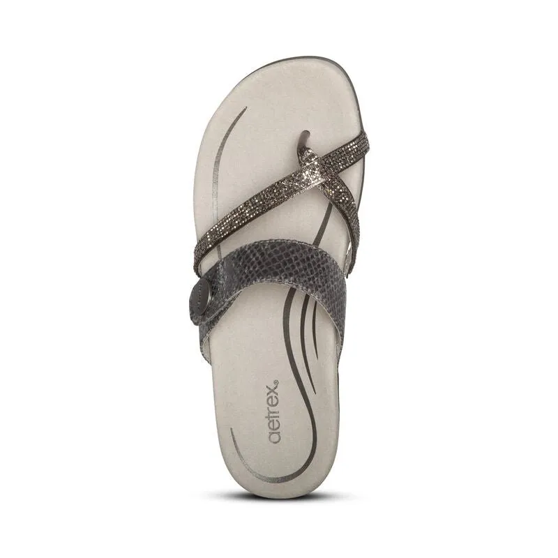 Izzy Sparkle Adjustable Slide Sandal