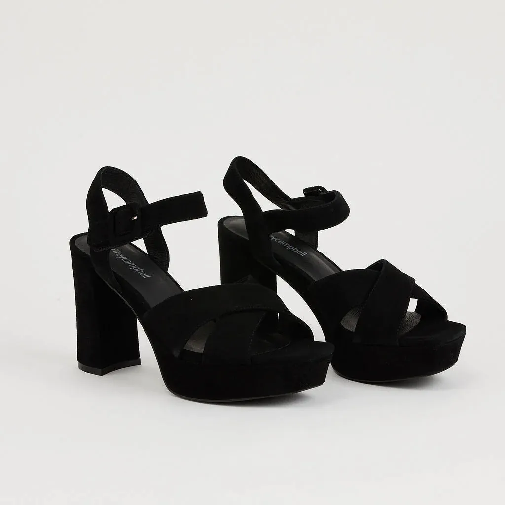 Jeffrey Campbell Amma-Nw In Black Suede