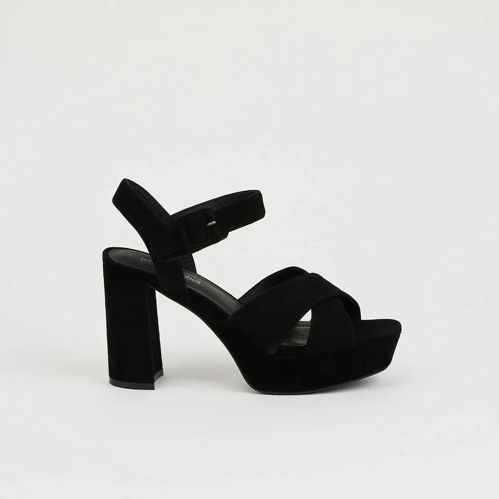 Jeffrey Campbell Amma-Nw In Black Suede