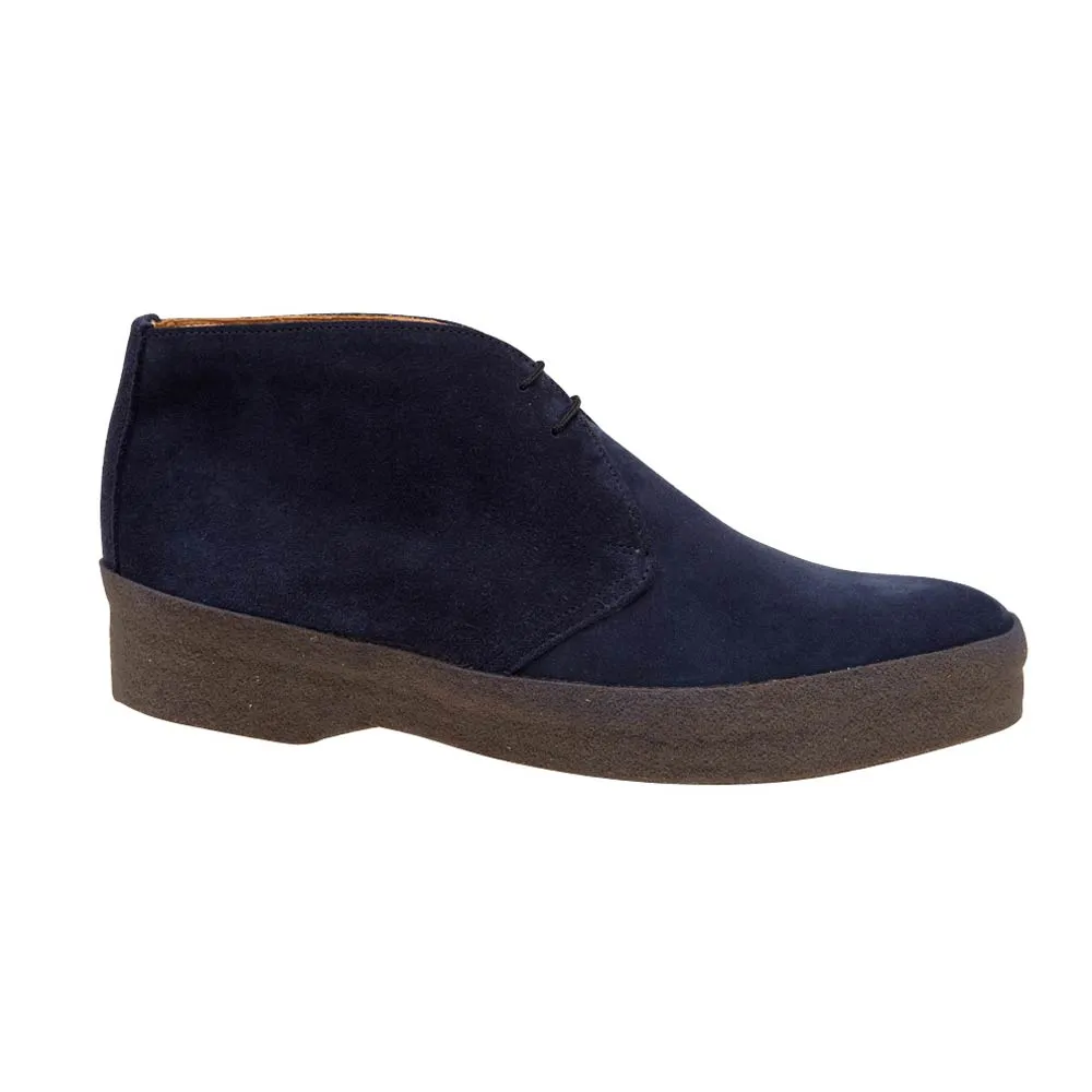 Joel Hi-Top Navy Suede Chukka Boots