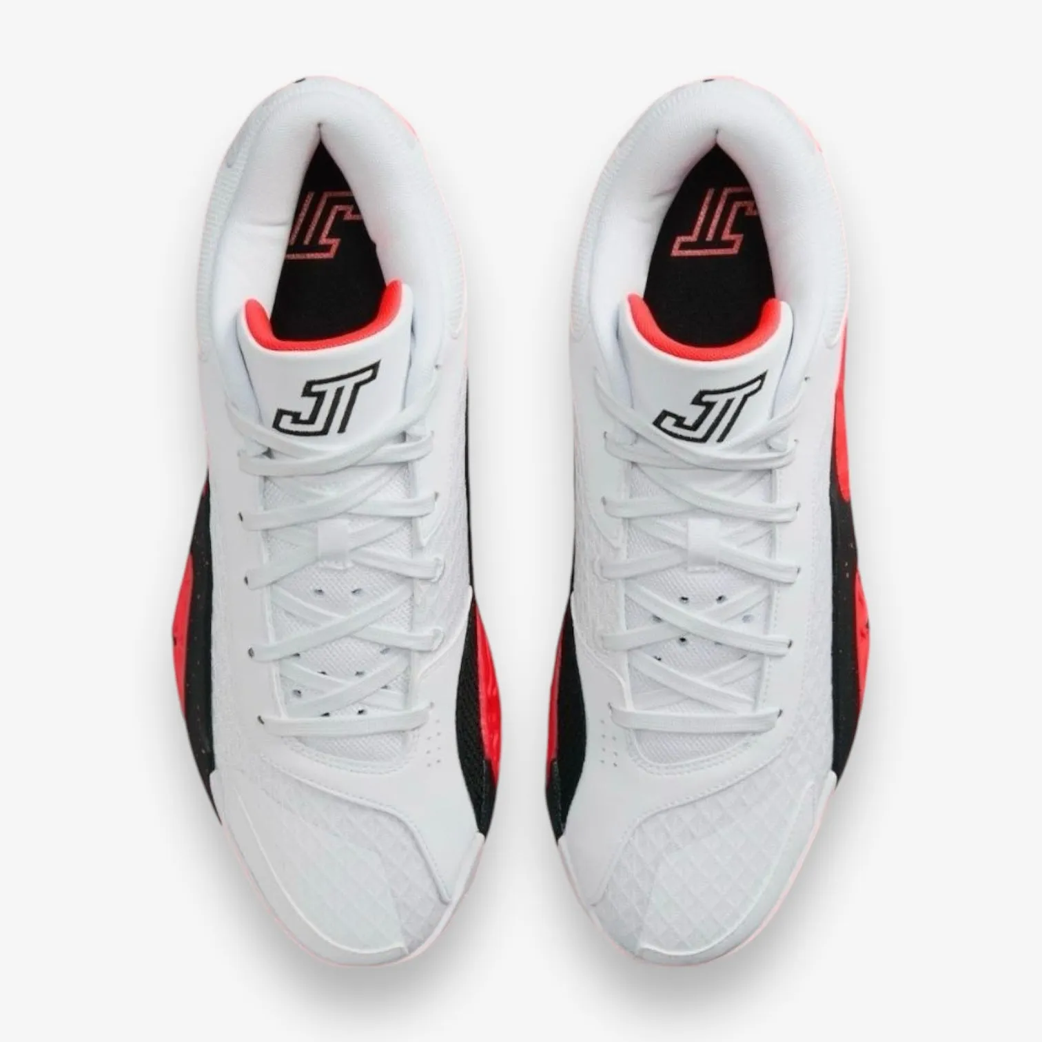 Jordan Tatum 2 White Black Bright Crimson FJ6457-106