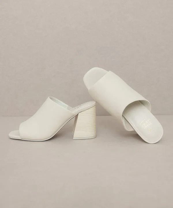 Kathleen Block Heel Slides