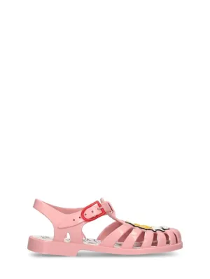 Kenzo Kids   Logo patch PVC sandals 