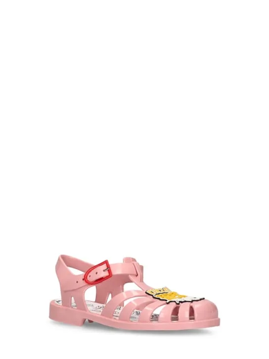 Kenzo Kids   Logo patch PVC sandals 