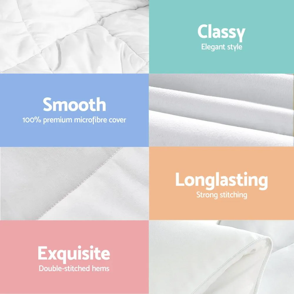 King Size 400GSM Microfibre Quilt