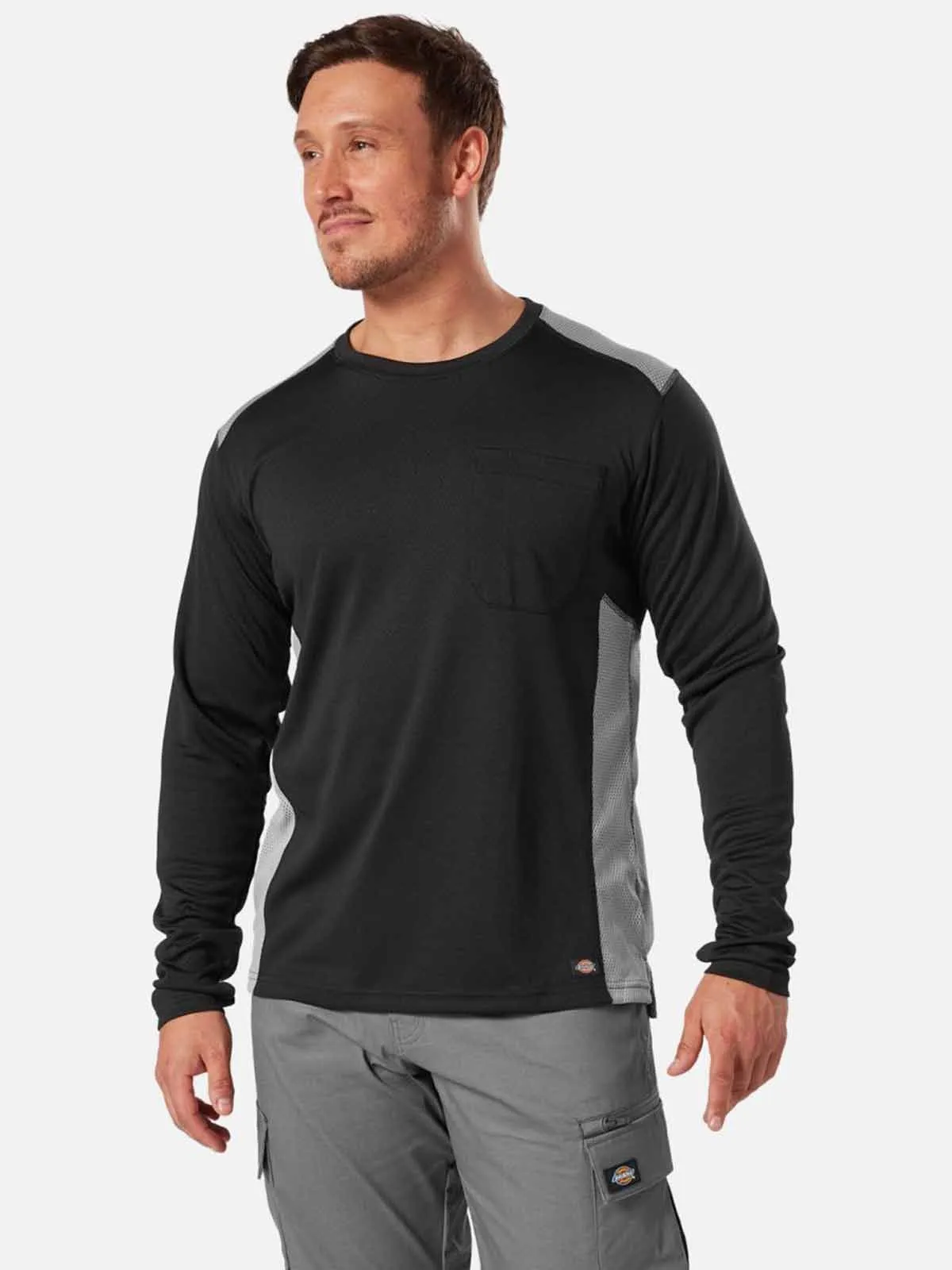 Long&#x20;Sleeve&#x20;Performance&#x20;Temp&#x20;IQ365&#x20;Work&#x20;T-Shirt&#x20;-&#x20;Dickies