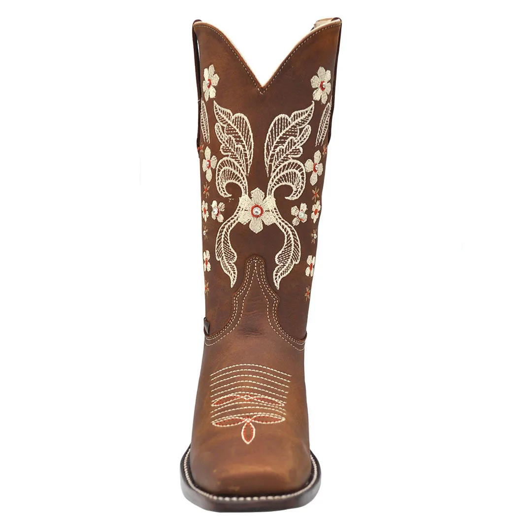 Luma NK1 Women's Tan Square Toe Western Boots