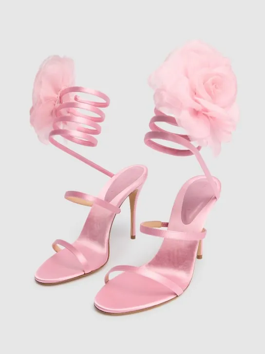 Magda Butrym   105mm Spiral satin sandals 