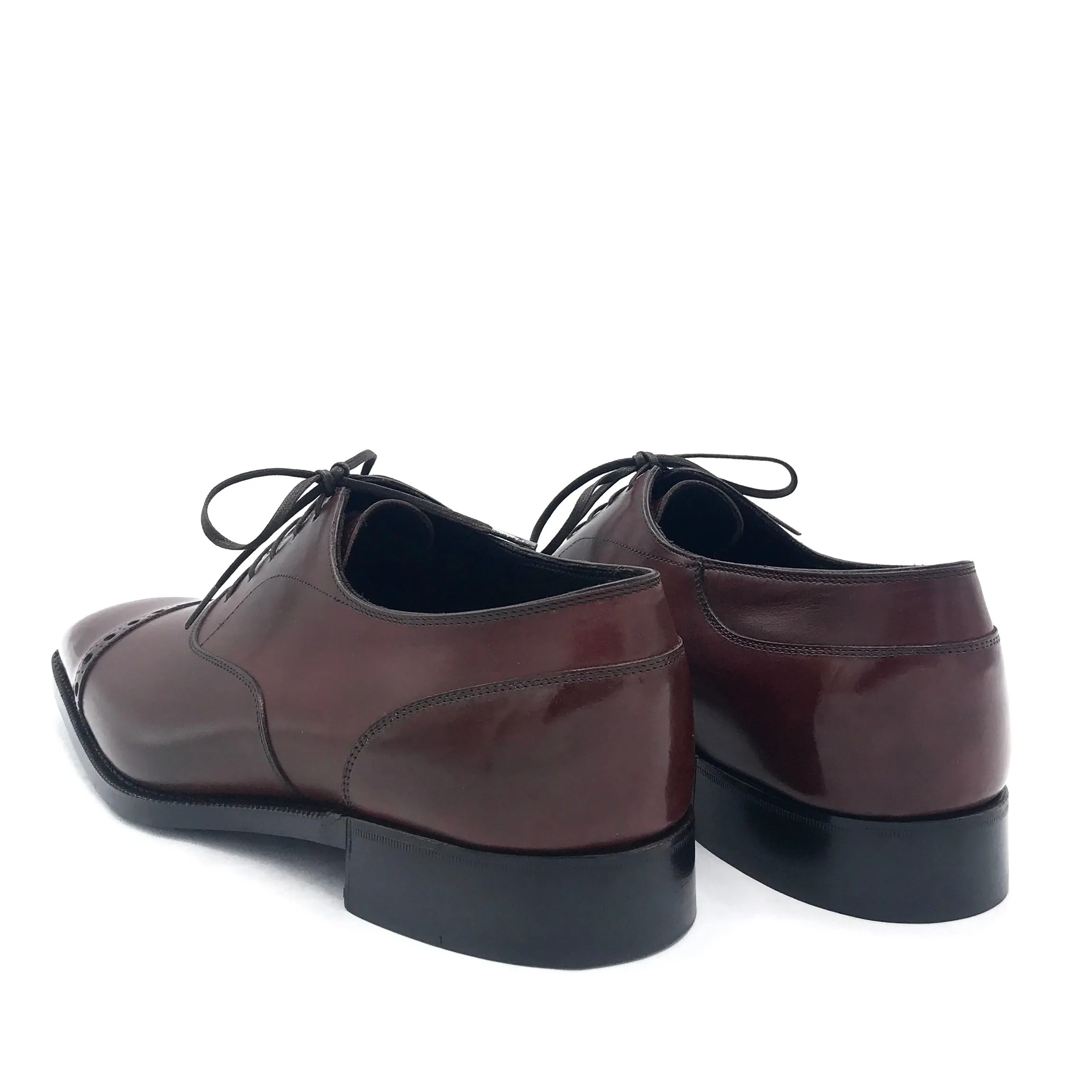 Marron Mediterraneo Cap Toe Oxford Shoe