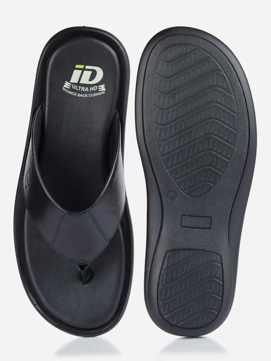 Men's Black Thong-Style Sandal (ID4121)