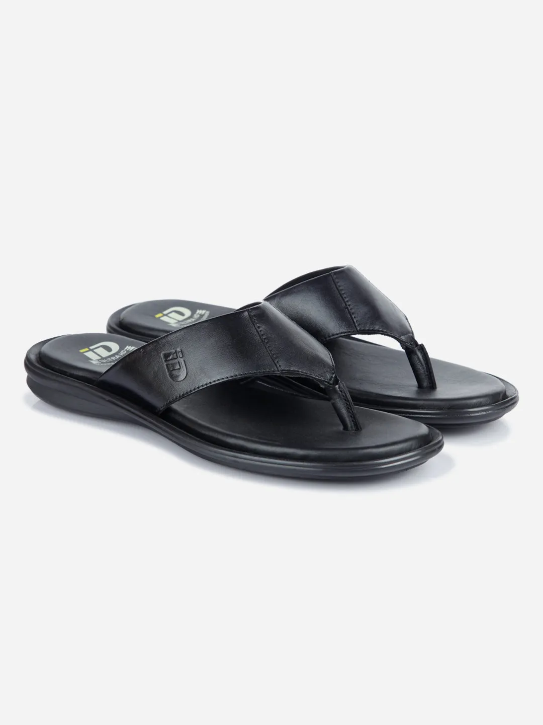 Men's Black Thong-Style Sandal (ID4121)