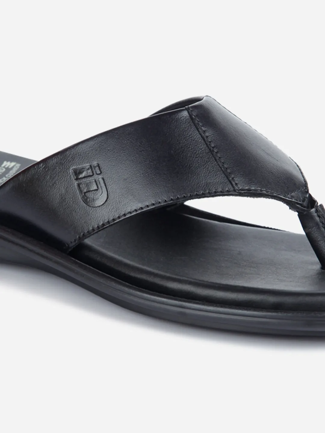 Men's Black Thong-Style Sandal (ID4121)