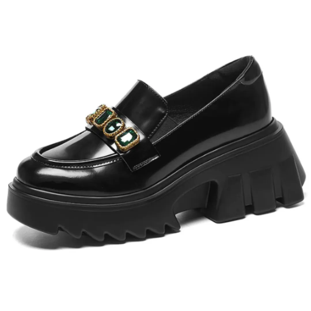 Mercuri Women's Platform Black  Shoes