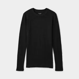 Merino Rib Long Sleeve Shirt