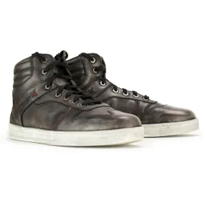 Milwaukee Leather MBM9152 Men's Black Leather High-Top Biker Riding Waterproof Shoes Reinforced w/ Ankle Support