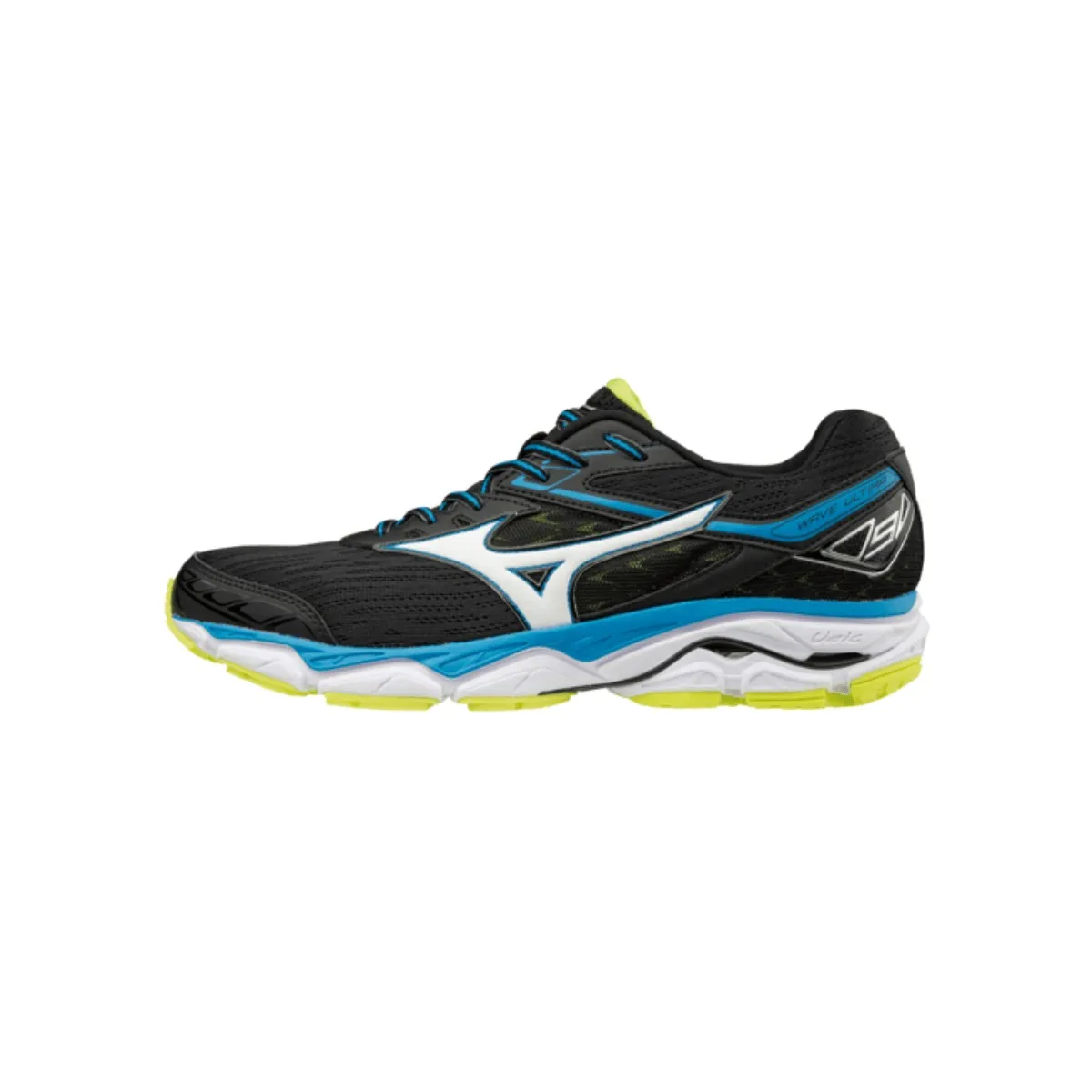 Mizuno Ultima 9 White Black Blue Running Shoes