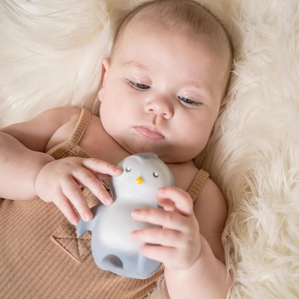 My First Arctic Penguin Organic Teether, Rattle & Bath Toy