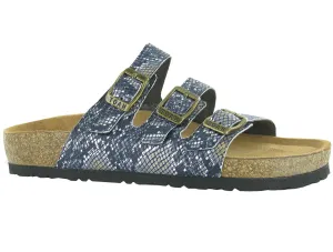 Naot Womens Austin Navy Python Leather