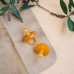 Natural Rubber Soother Round - Twin Pack