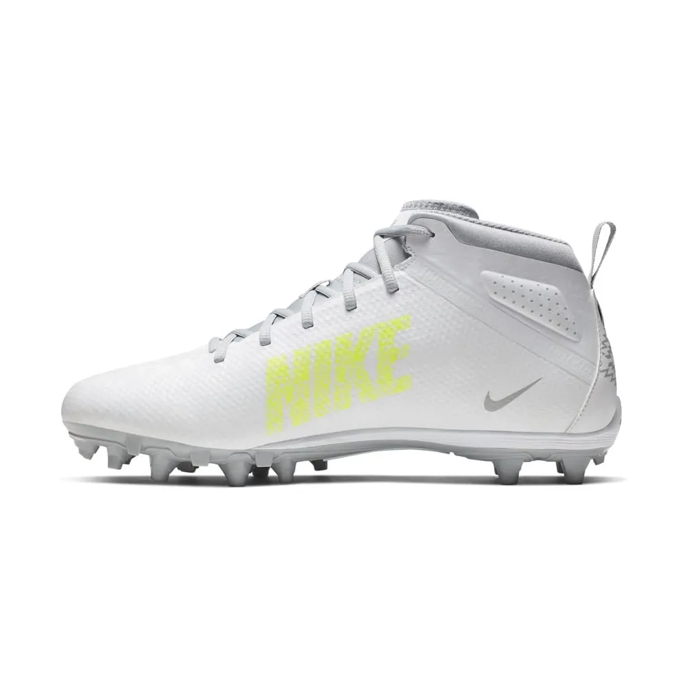 Nike Alpha Huarache 7 Varsity White/Grey Lacrosse Cleats