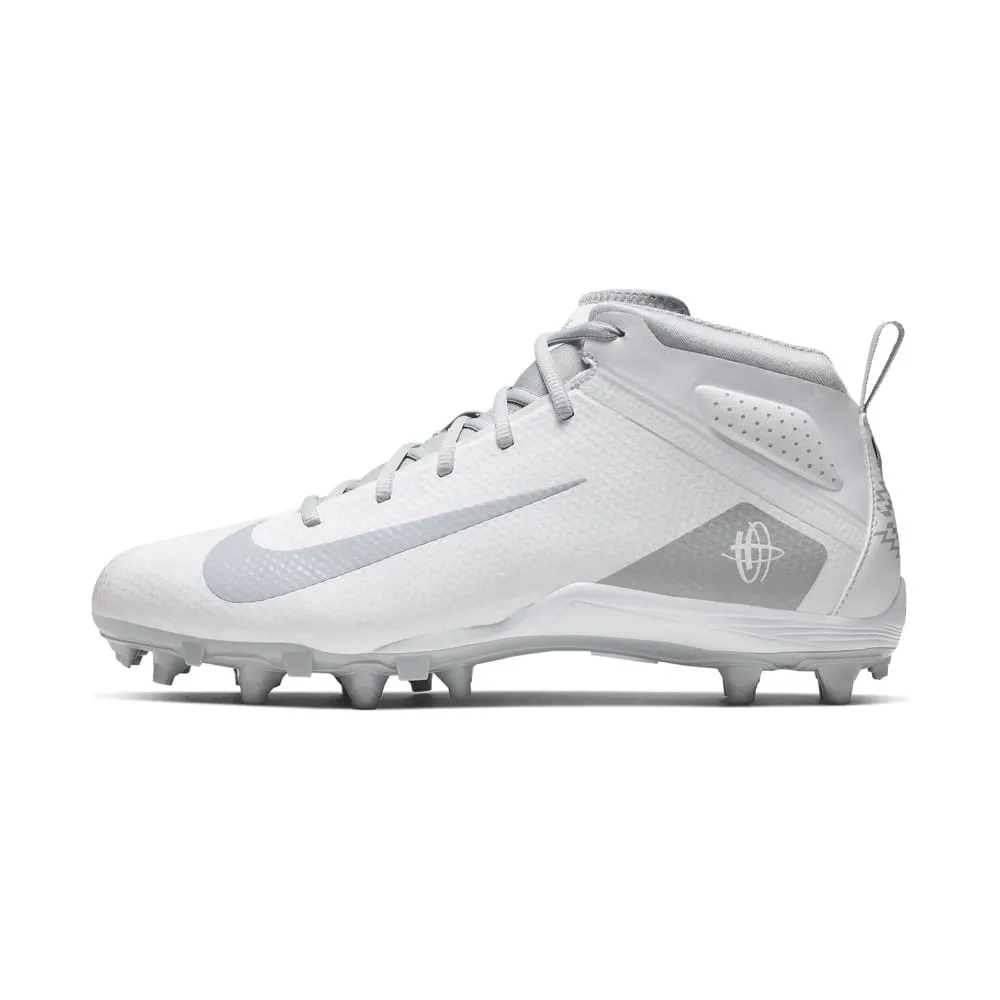 Nike Alpha Huarache 7 Varsity White/Grey Lacrosse Cleats