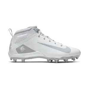 Nike Alpha Huarache 7 Varsity White/Grey Lacrosse Cleats