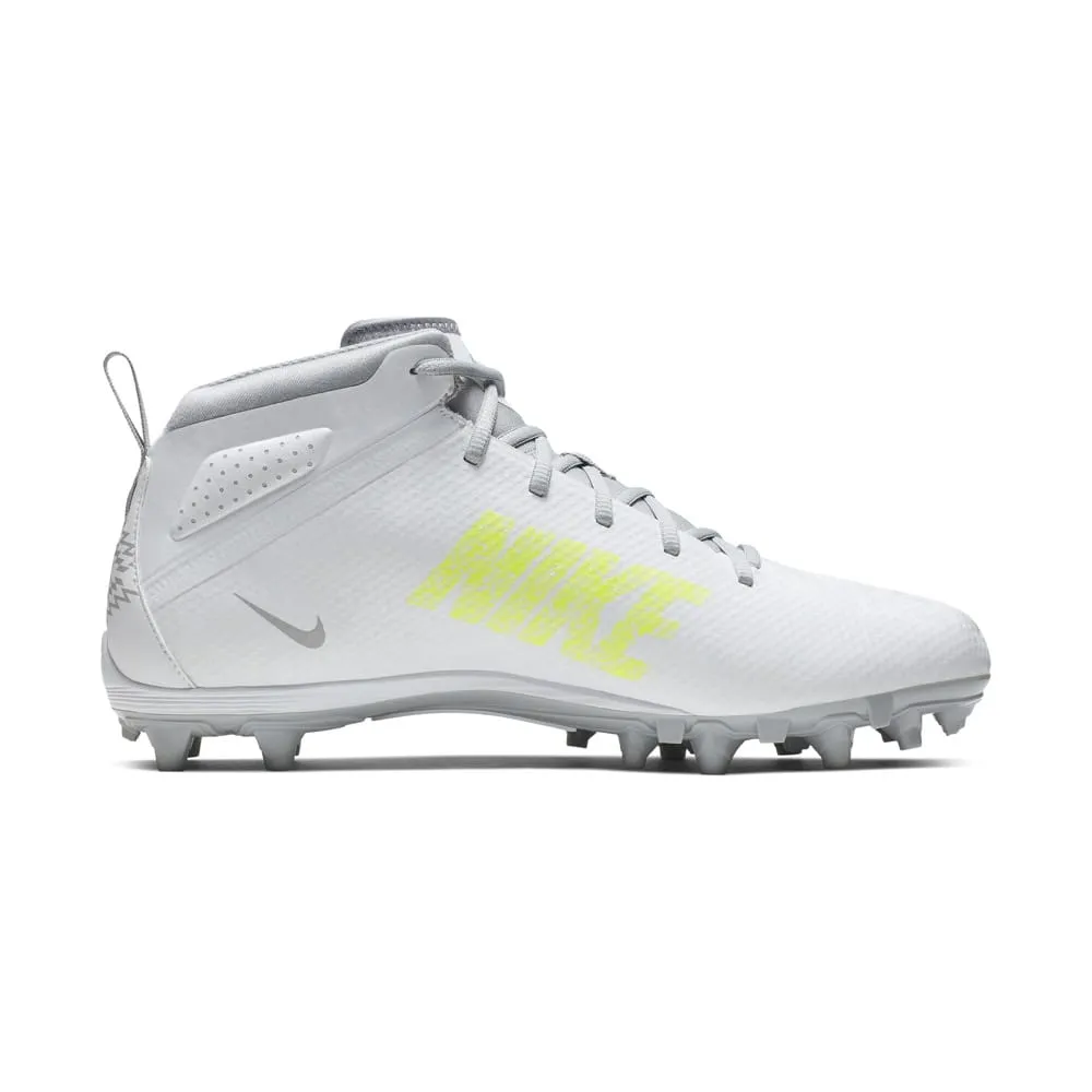 Nike Alpha Huarache 7 Varsity White/Grey Lacrosse Cleats