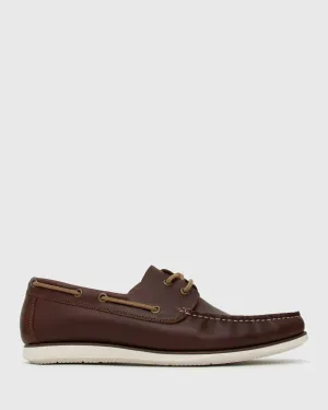 NOLAN Leather Boat Shoes