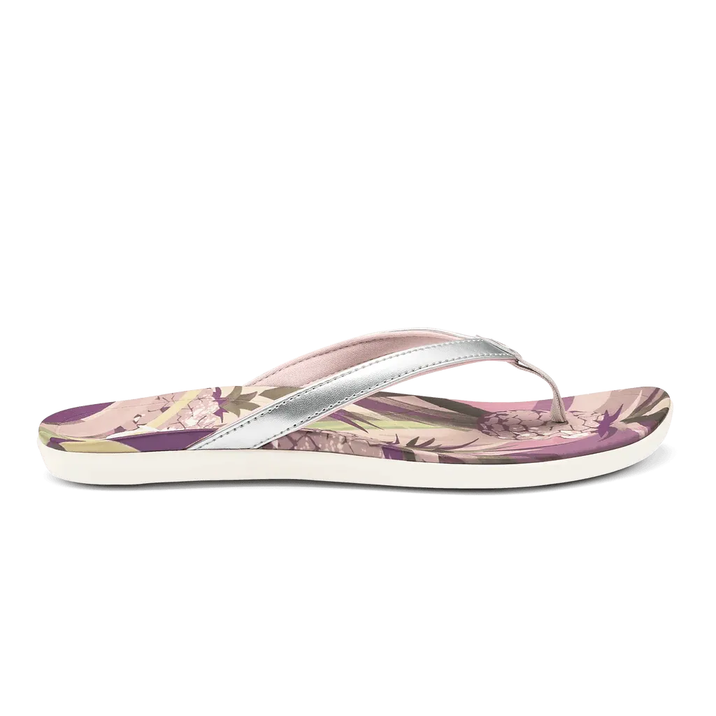 Olukai Women's Ho'opio Hau - Silver/Pineapple