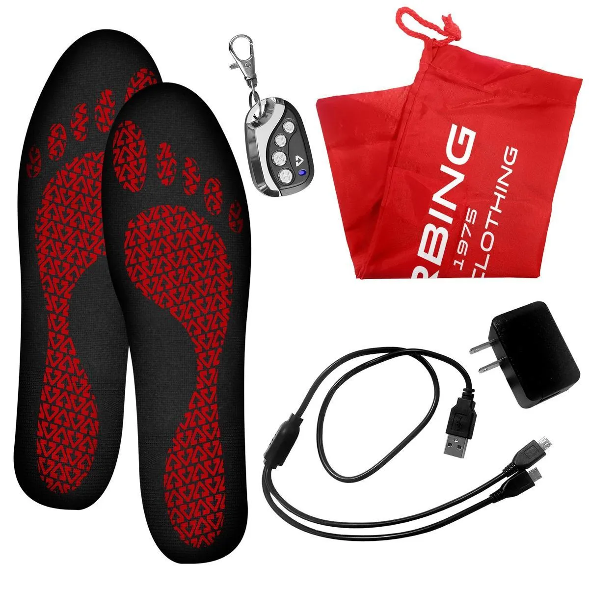 Open Box Gerbing Rechargeable Heated Insoles with Remote