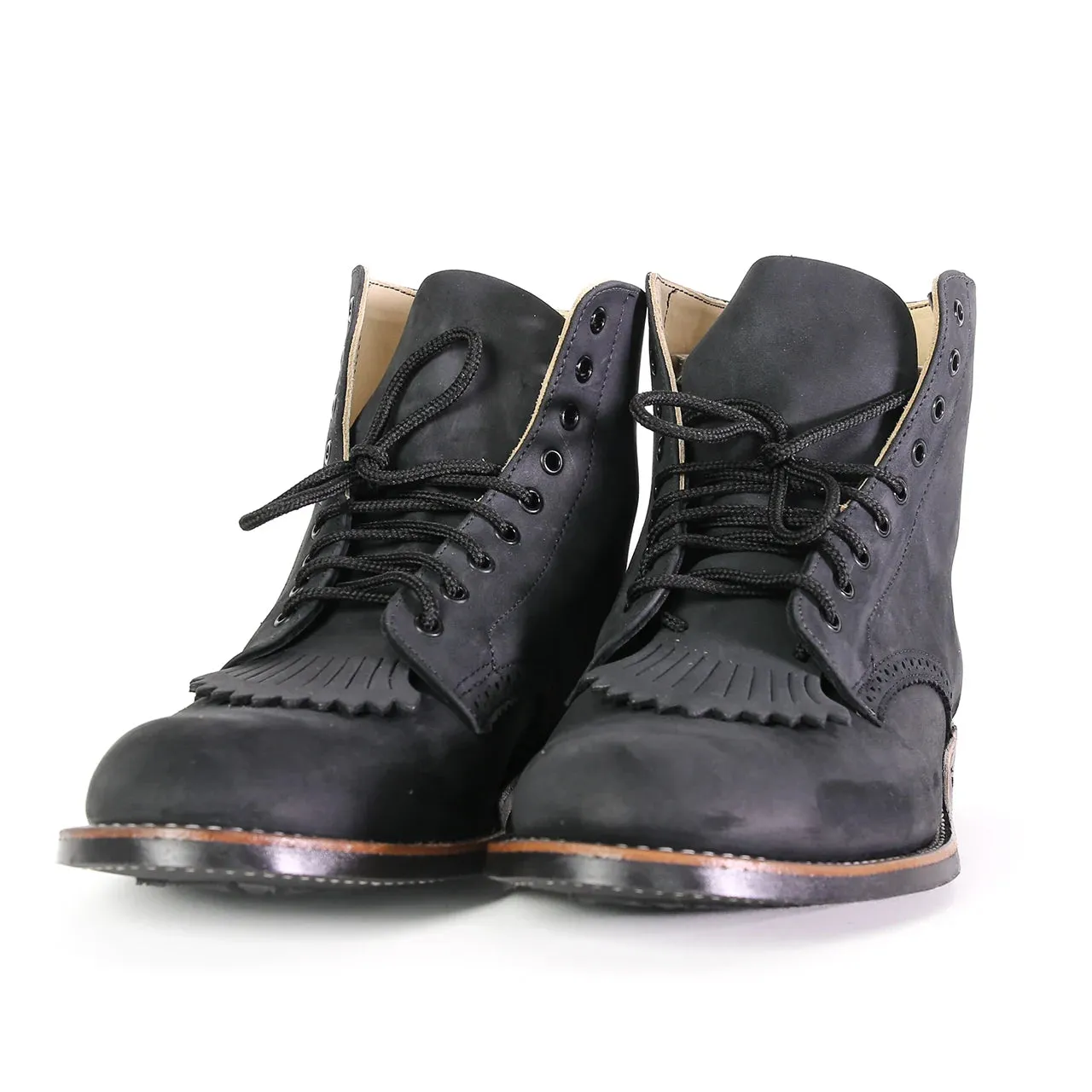 Parade Boot Brogue - Charcoal Nubuck